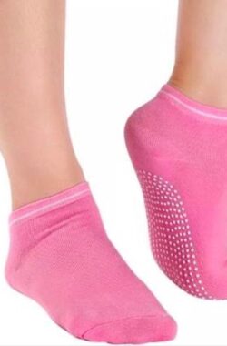 CHPN – Yogasokken – Sportsokken – Yoga – Antislip – Roze tenen – Vrolijke gekleurde sokken – Sokken – Yogasok – Pink socks – 36-40