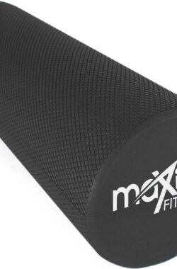Fitness fasciaroller voor wervelkolom en rug, benen, armen (45 x 15 cm) – medium harde massageroller voor yoga, pilates, regeneratie na het sporten