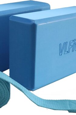 High Density Yoga Blokken Yoga D Ring Katoen Stretch Band Kleur: Blauw