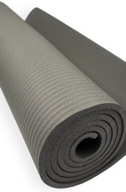 Padisport – Yoga Mat – Grijs – Yoga Mat Anti Slip – Yoga Matje – Yoga Mat Dik – Sport Mat – Sport Matje Fitness