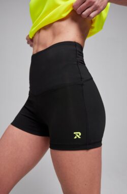 Redmax Sublime Collectie Dames Shaping Short – Sportkleding – Duurzaam – Dry-Cool – Geschikt voor Yoga en Fitness – Zwart – L