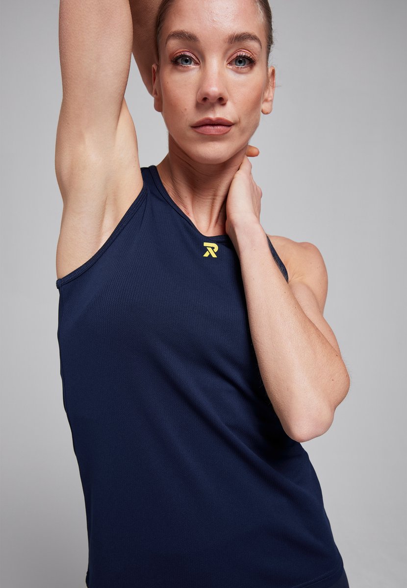 Redmax Sublime Collectie Dames Singlet - Sportkleding - Duurzaam - Dry-Cool - Geschikt voor Yoga en Fitness - Navy - S