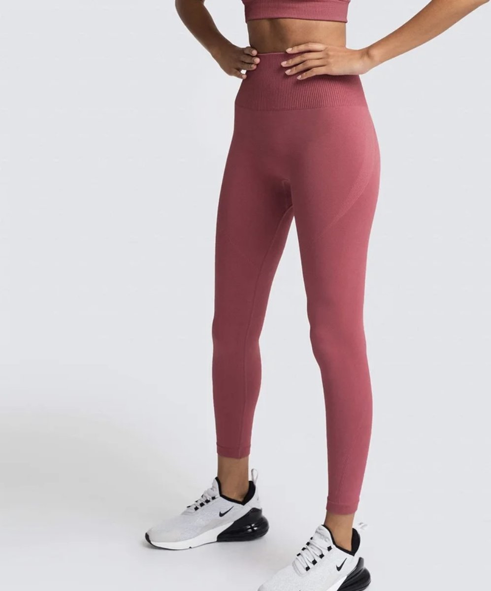 SOFT GYM LEGGING - Maat S - Roze - Sportlegging - Sportoutfit - Gymlegging - Fitness legging - Gymoutfit - Yoga legging