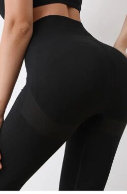 Sportlegging Dames – De beste shaping leggings die je billen liften- Yogalegging – Billen Lifting legging – Legging zwart – Zwart MaatS /M