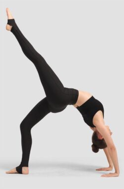 Superstacy Dames Yoga Legging – Sportbroek – Fitness – Pilates – Boksen – Boks – Hardloop – Sportkleding dames – High Waist – Zwart – Neem een maat groter Valt klein – Maat M