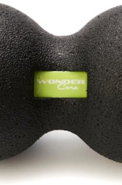 Wonder Core Peanut Massage Ball Duo Ball hard – 24×12 cm – Triggerpoint Massage Lacrosse Bal Massage Roller – Fascia – Bindweefsel – Zelfmassage – Fitness – Yoga