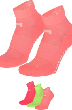 Xtreme – Yoga sokken – Unisex – Multi neon – 39/42 – 3-Paar – Yoga sokken antislip