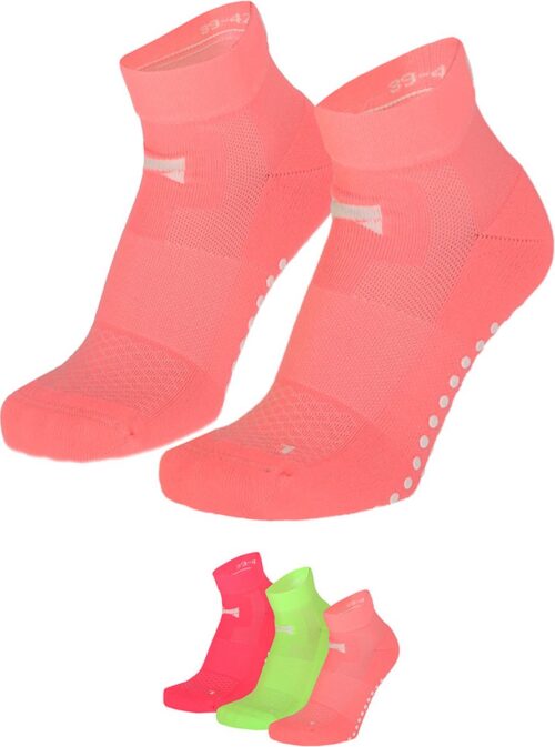Xtreme - Yoga sokken - Unisex - Multi neon - 39/42 - 3-Paar - Yoga sokken antislip