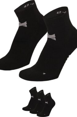 Xtreme – Yoga sokken – Unisex – Zwart – 35/38 – 3-Paar – Yoga sokken antislip