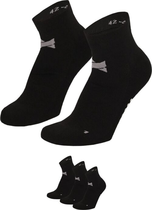 Xtreme - Yoga sokken - Unisex - Zwart - 42/45 - 3-Paar - Yoga sokken antislip