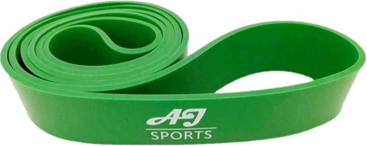 AJ-Sports Weerstandsband Groen - Pull up bands - Power bands - Fitness elastiek - Pull up Pack Crossfit - Powerlifting banden - Fitness - Workout