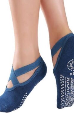 Finnacle – Yoga – antislip sokken voor Yoga en Pilates – Blauw – Onesize