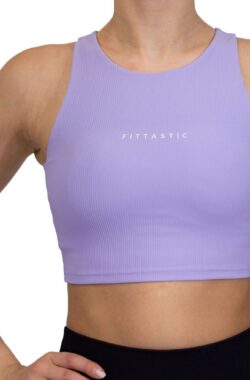 Fittastic Sportswear No Sleeve Backless Top Purple – Paars – XS