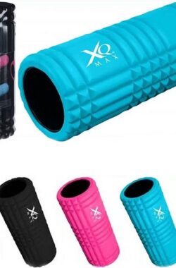Foam roller massage – Blauw – Sport – Fitness – Yoga – Grid roller – Triggerpoint massage – Foamroller
