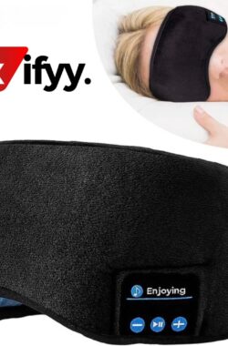Luxifyy – Slaapmasker – Bluetooth Slaapmasker – 3D Slaapmasker – 100% Verduisterend – Oogmasker – Luxe Slaapmasker – Traagschuim Slaapmasker