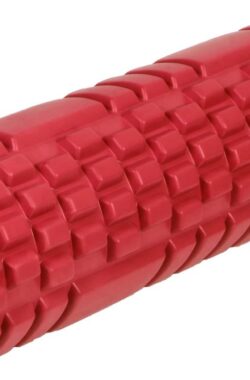 MJ Sports Premium Foam Roller – Foamroller – Massageroller – Yoga – Pilates – Triggerpoints – Fitness – 33 cm – Hard – Rood