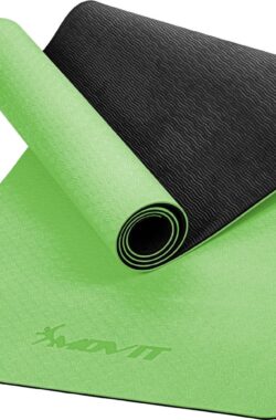 MOVIT® Yogamat 190 x 60 x 0,6 cm – Yoga Mat – Met Draagriem – Licht Groen