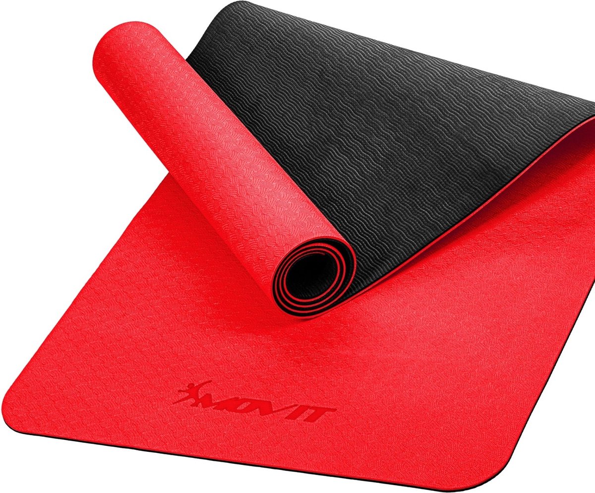 MOVIT® TPE Gymnastiekmat, 190x60x0,6cm, rood