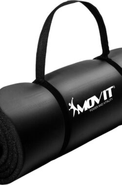 MOVIT® Yogamat 190 x 60 x 1,5 cm – Yoga Mat – Met Draagriem – Blauw