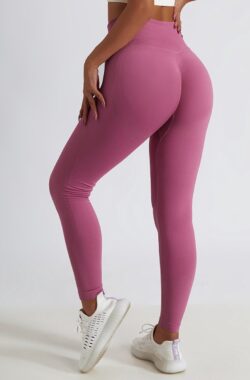 Shapetape High waist sportlegging – Maat XL – Roze – sportbroek – squat proof – sportkleding dames – Yoga kleding dames – hardloopbroek dames – yoga legging dames – Tiktok legging Merk: Shapetape