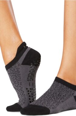 Tavi Savvy Yoga No-Show Grip Socks – Antraciet/Grijs – 36-39