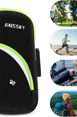 Universele sportarmband voor mobiele telefoon, joggen, dubbele tas, mobiele telefoon, hardlooparmband , armtas voor hardlopen