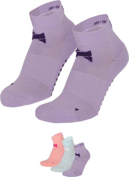Xtreme - Yoga sokken - Unisex - Multi pastel - 39/42 - 3-Paar - Yoga sokken antislip
