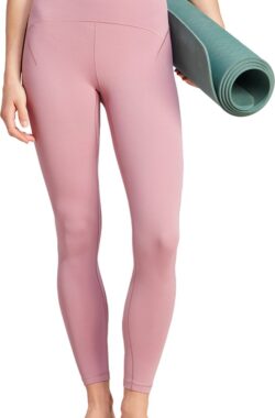 adidas Performance Yoga Studio Luxe 7/8 Legging – Dames – Roze- L
