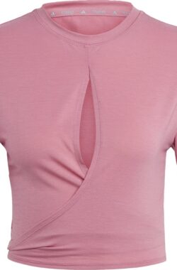 adidas Performance Yoga Studio T-shirt – Dames – Roze- XS