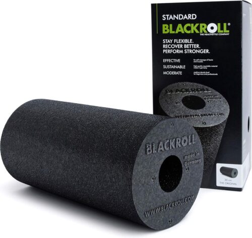 BLACKROLL® STANDARD foamroller voor zelfmassage van rug en nek - effectieve massage roller - functionele training - 30 cm