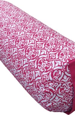 Bolster design Pink rond – roze – Om Namaste