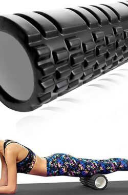 Fitnessschuimrollers voor diepe weefselmassage – Triggerpoint-schuimroller voor spiermassage en ontspanningstherapie – Voor beginners en professionals