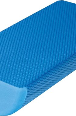 Foam Roller voor rug been en lichaam – roller voor diepe weefselspiermassage – blauw halfrond 30 cm x 15 cm