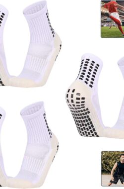 Gripsokken – 3 paar – sportsokken – voetbal – one size 40-46 – Kwaliteit – Stevige en Comfortabele Sokken – met anti-slip noppen – Pilates Sokken – Geschikt voor de meeste sporten – antislip