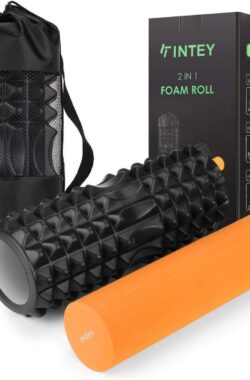 INTEY Foam Roller – 2 in 1 spierroller met diepe massagetherapie-triggerpunt voor Pilates | Pijnverlichting | Diepe weefselspiermassage | Yogafitness en myofasciale ontspanning