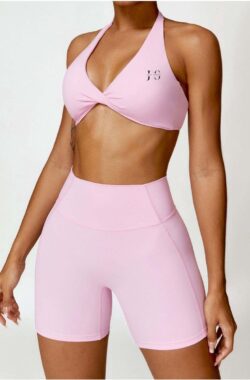 June Spring – Sport Top – Maat XL/Extra Large – Kleur: Roze – SUMMER COLLECTION – Vocht afvoerend – Flexibel – Comfortabel – Duurzame Kwaliteit – Sporttop voor vrouwen – Met ondersteuning