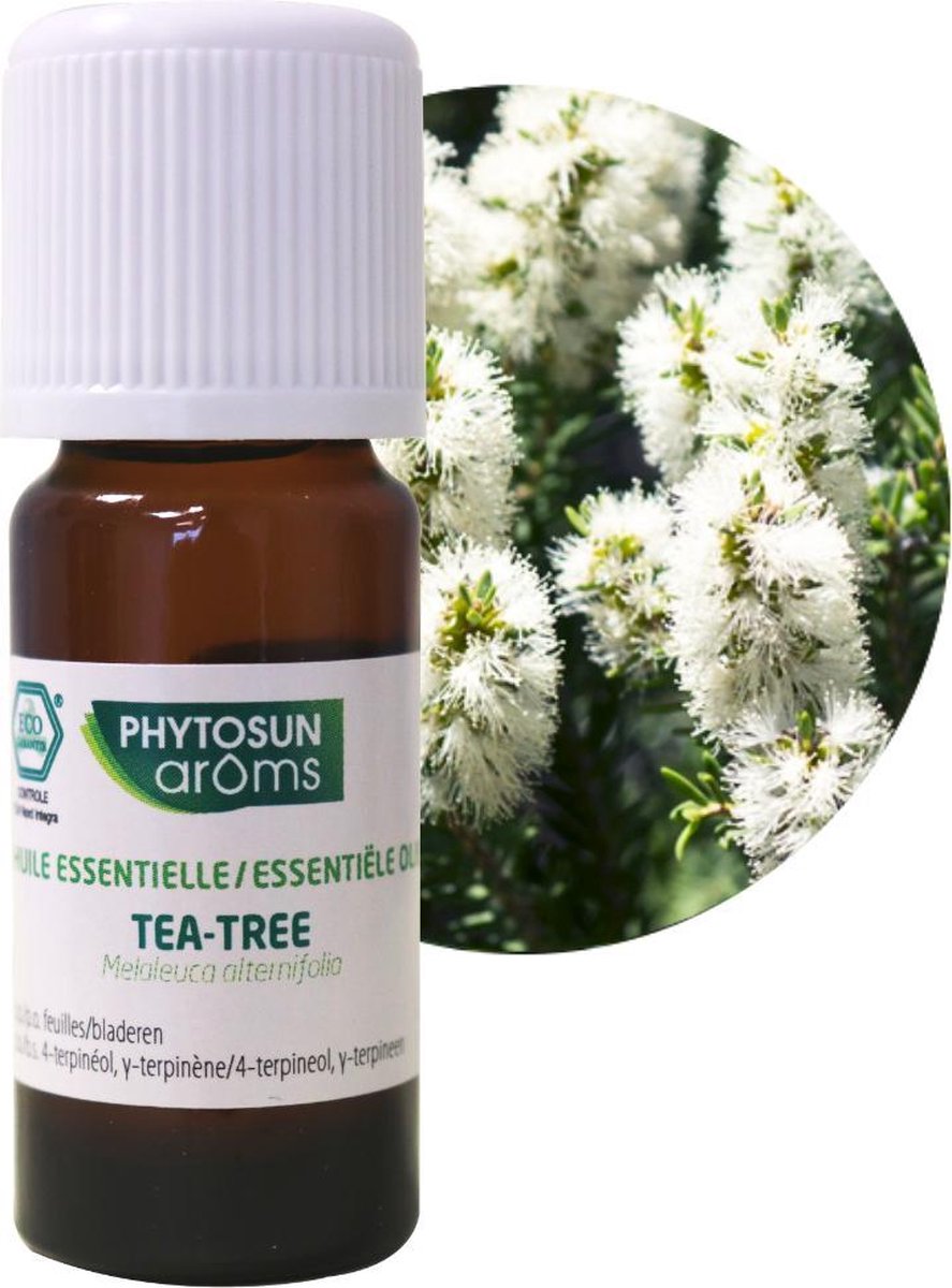 Phytosun Essentiële Olie Tea-Tree Bio - tegen acné en aften 10ml