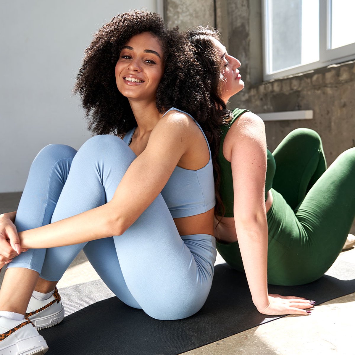 Samarali Yoga Legging Blauw - Comfortabele Hoge Taille, Eco-Vriendelijk, OEKO-Tex