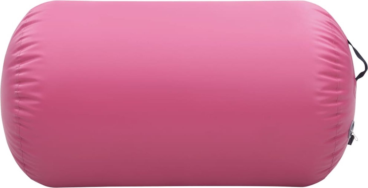 The Living Store Opblaasbare Sportrol - Yoga Mat - Schokabsorberend - Antislip - Waterdicht - Groot - 100 x 60 cm - Roze