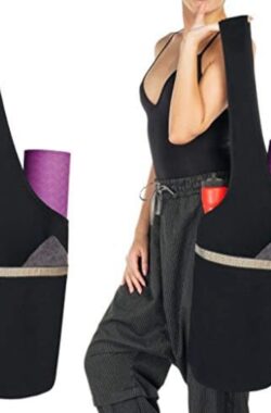 Velox Yogamat tas – Yogatas groot – Yoga mat tas – Zwart
