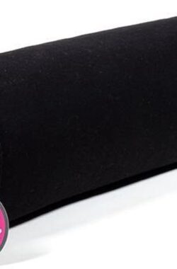 Yogi & Yogini – Yoga Mini Bolster – Biologisch – Biokatoen – Zwart (12 x 40cm)