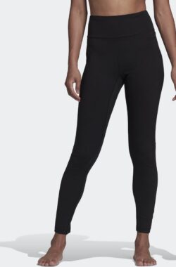 adidas Performance Yoga Essentials High-Waisted Legging – Dames – Zwart- S