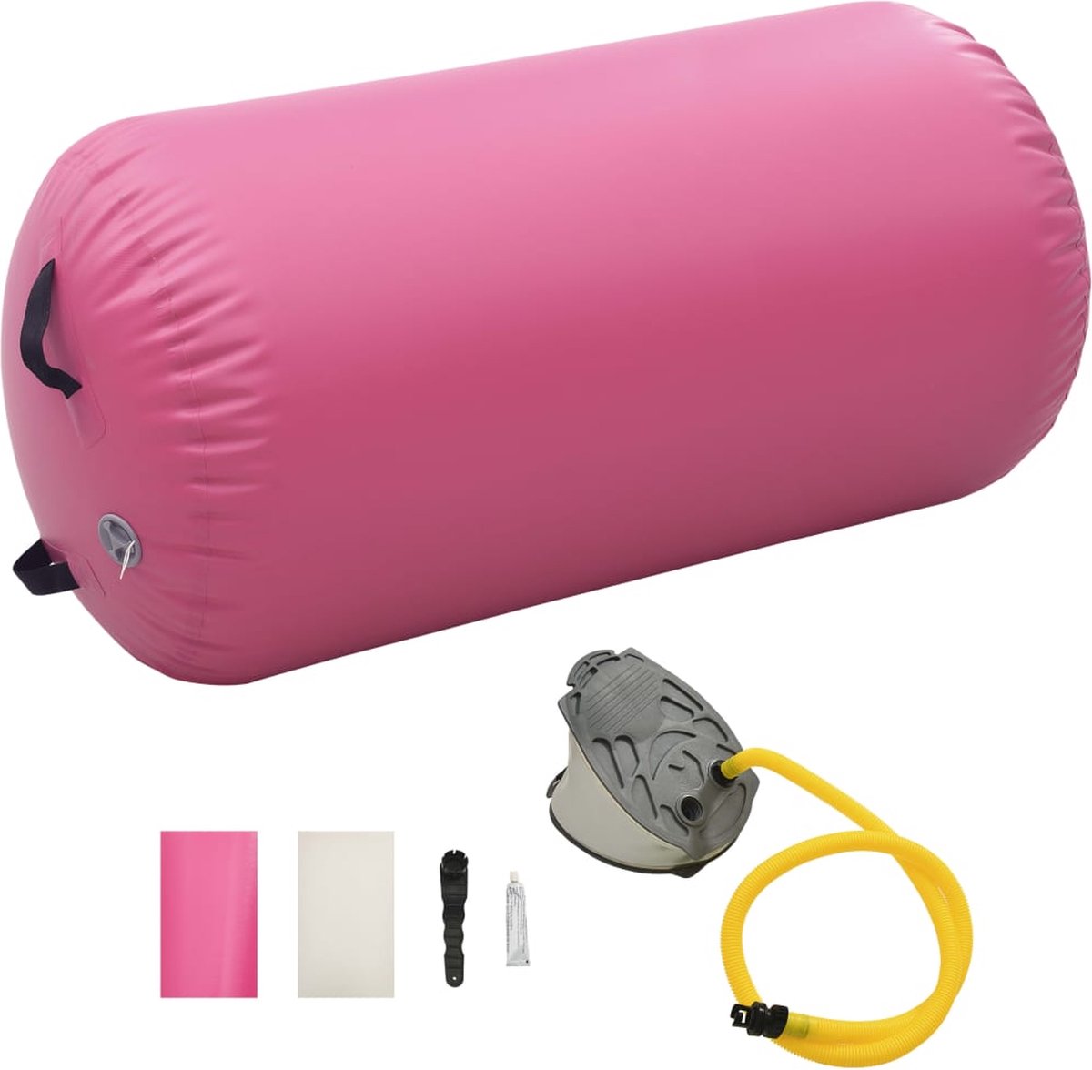 vidaXL-Gymnastiekrol-met-pomp-opblaasbaar-120x75-cm-PVC-roze