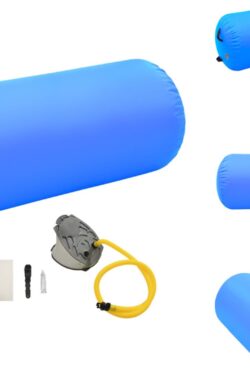 vidaXL Opblaasbare sportrol – PVC – Schokabsorberend – Antislip – Waterdicht – 120×75 cm – Yogaset