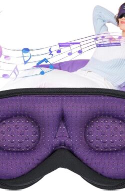 3D-slaapmasker met hoofdtelefoon en bluetooth voor zijslapers – meditatie geschenken – gadgets voor mannen en vrouwen