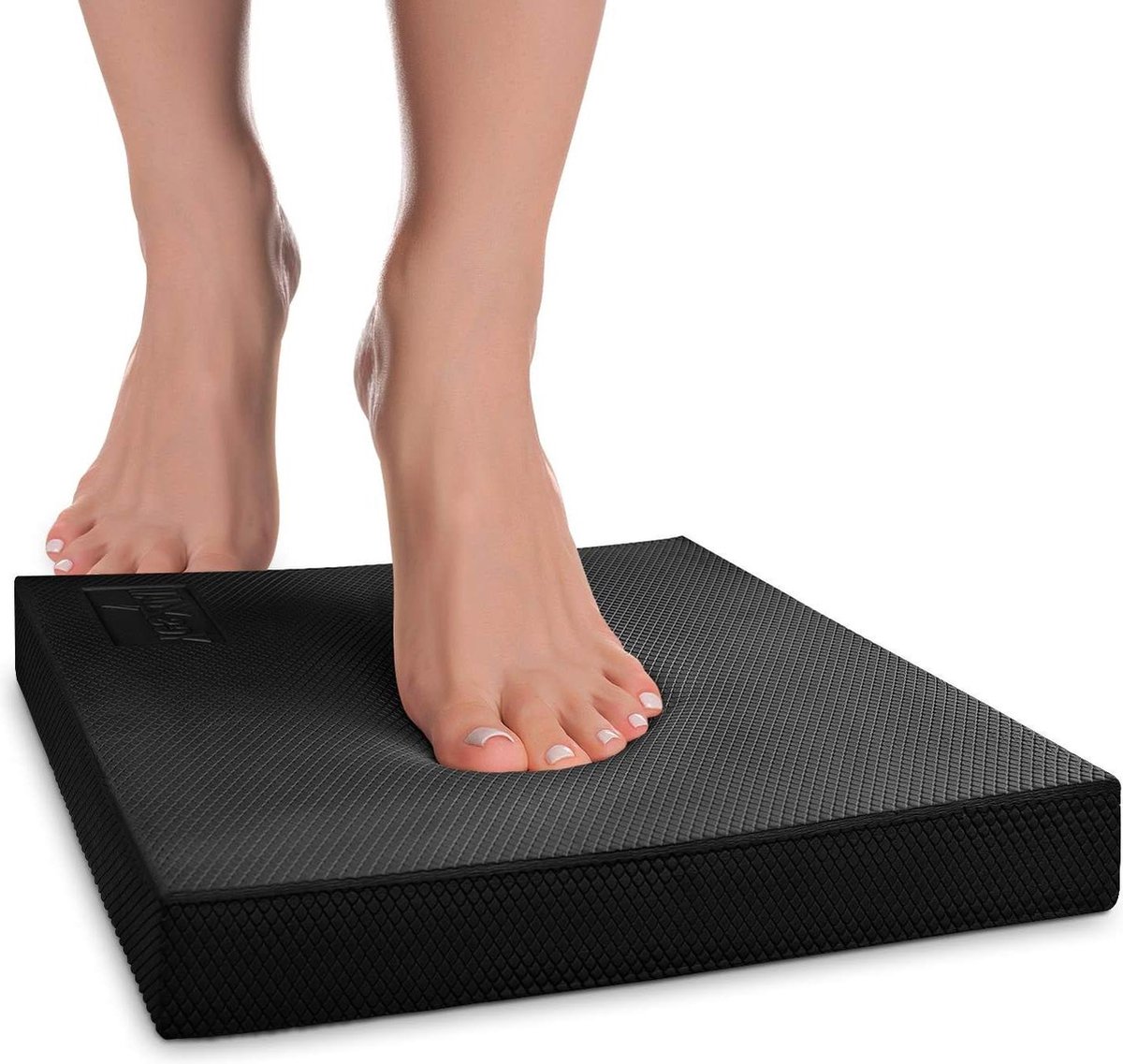 Balance Pad L XL incl. balanskussen voor volwassenen - stabiliteit en fitnesstraining thuiswerk - Yes4All Balance trainer