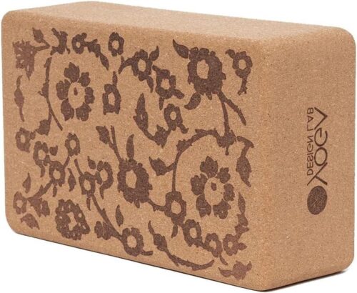 DE BLOK Premium kleurrijk Eco Yoga Block met antislip grip - Verbeter uw praktijk - Reisvriendelijk yoga block wood