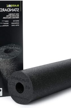 Fasciarol voor zelfmassage van rug en benen – effectieve fitnessrol (45 cm x 15 cm) – verschillende hardheidsgraden – Made in Germany stretching foam roller