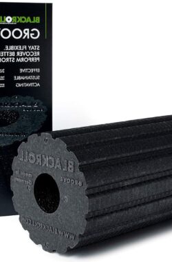 Gegroefde BLACKROLL® GROOVE foamroller – vibratie-effect, regeneratie en functionele training – 30 cm stretching foam roller