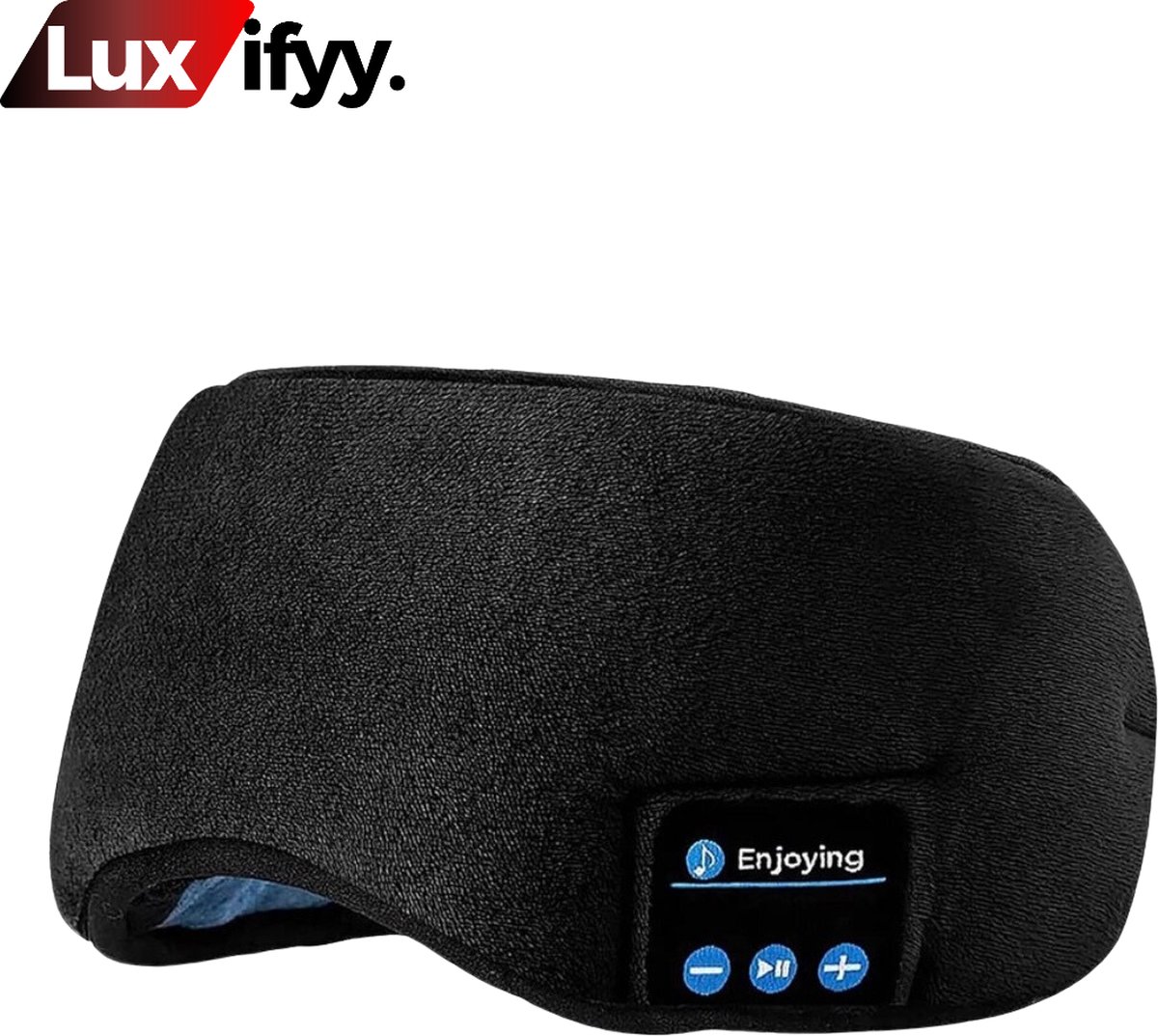Luxifyy - Slaapmasker - Bluetooth Slaapmasker - 3D Slaapmasker - 100% Verduisterend - Oogmasker - Luxe Slaapmasker - Traagschuim Slaapmasker